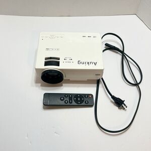 AuKing Mini Portable Video Projector Model MF-8 - White